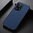 Soft Luxury Leather Snap On Case Cover B05H for Oppo Find X5 5G Blue