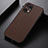 Soft Luxury Leather Snap On Case Cover B05H for Oppo Find X5 Pro 5G Brown
