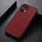 Soft Luxury Leather Snap On Case Cover B05H for Oppo Find X5 Pro 5G Red
