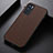 Soft Luxury Leather Snap On Case Cover B05H for Oppo Reno6 5G Brown