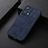 Soft Luxury Leather Snap On Case Cover B05H for Realme 9 5G Blue