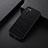 Soft Luxury Leather Snap On Case Cover B05H for Samsung Galaxy A02s Black