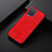 Soft Luxury Leather Snap On Case Cover B05H for Samsung Galaxy A12 5G Red