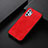 Soft Luxury Leather Snap On Case Cover B05H for Samsung Galaxy A32 4G Red