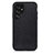 Soft Luxury Leather Snap On Case Cover B05H for Samsung Galaxy S21 Ultra 5G Black