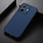 Soft Luxury Leather Snap On Case Cover B05H for Vivo iQOO Z6 Pro 5G Blue