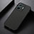 Soft Luxury Leather Snap On Case Cover B05H for Vivo T1 5G Black