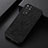 Soft Luxury Leather Snap On Case Cover B05H for Xiaomi Redmi Note 11 4G (2022) Black