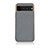 Soft Luxury Leather Snap On Case Cover B06H for Google Pixel 7 Pro 5G Gray