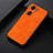 Soft Luxury Leather Snap On Case Cover B06H for Huawei Honor 60 Pro 5G Orange