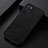 Soft Luxury Leather Snap On Case Cover B06H for Oppo A16s Black