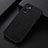 Soft Luxury Leather Snap On Case Cover B06H for Oppo A36 Black