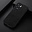 Soft Luxury Leather Snap On Case Cover B06H for Oppo A57 5G Black