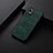 Soft Luxury Leather Snap On Case Cover B06H for Realme GT Neo3 5G Green