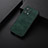 Soft Luxury Leather Snap On Case Cover B06H for Realme V25 5G Green