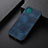 Soft Luxury Leather Snap On Case Cover B06H for Samsung Galaxy A22s 5G Blue