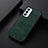 Soft Luxury Leather Snap On Case Cover B06H for Samsung Galaxy F23 5G Green