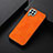 Soft Luxury Leather Snap On Case Cover B06H for Samsung Galaxy M33 5G Orange