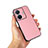 Soft Luxury Leather Snap On Case Cover B06H for Vivo T1 5G