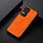 Soft Luxury Leather Snap On Case Cover B06H for Xiaomi Poco F4 5G Orange