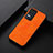 Soft Luxury Leather Snap On Case Cover B06H for Xiaomi Redmi K40S 5G Orange