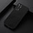 Soft Luxury Leather Snap On Case Cover B06H for Xiaomi Redmi Note 11 4G (2022) Black