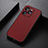 Soft Luxury Leather Snap On Case Cover B07H for Huawei Honor 60 SE 5G Red