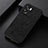 Soft Luxury Leather Snap On Case Cover B07H for Oppo K10 5G India Black