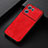 Soft Luxury Leather Snap On Case Cover B07H for Oppo K10 5G Red