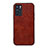 Soft Luxury Leather Snap On Case Cover B07H for Oppo Reno6 5G