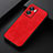Soft Luxury Leather Snap On Case Cover B07H for Realme Narzo 50 5G Red