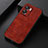 Soft Luxury Leather Snap On Case Cover B07H for Realme V23 5G Brown