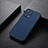 Soft Luxury Leather Snap On Case Cover B07H for Realme V25 5G Blue