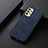 Soft Luxury Leather Snap On Case Cover B07H for Samsung Galaxy A13 4G Blue