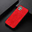 Soft Luxury Leather Snap On Case Cover B07H for Samsung Galaxy A22s 5G Red
