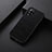 Soft Luxury Leather Snap On Case Cover B07H for Samsung Galaxy A42 5G Black