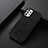 Soft Luxury Leather Snap On Case Cover B07H for Samsung Galaxy A53 5G Black