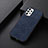 Soft Luxury Leather Snap On Case Cover B07H for Samsung Galaxy A53 5G Blue