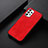 Soft Luxury Leather Snap On Case Cover B07H for Samsung Galaxy A53 5G Red