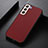 Soft Luxury Leather Snap On Case Cover B07H for Samsung Galaxy S21 FE 5G