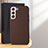 Soft Luxury Leather Snap On Case Cover B07H for Samsung Galaxy S24 Plus 5G