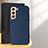 Soft Luxury Leather Snap On Case Cover B07H for Samsung Galaxy S24 Plus 5G