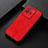 Soft Luxury Leather Snap On Case Cover B07H for Vivo iQOO Neo6 5G Red