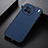 Soft Luxury Leather Snap On Case Cover B07H for Vivo X90 5G Blue