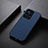 Soft Luxury Leather Snap On Case Cover B07H for Xiaomi Mi Mix 4 5G Blue