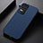 Soft Luxury Leather Snap On Case Cover B07H for Xiaomi Redmi K50 Pro 5G Blue