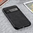 Soft Luxury Leather Snap On Case Cover B08H for Google Pixel 6 Pro 5G Black