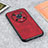 Soft Luxury Leather Snap On Case Cover B08H for Huawei Honor Magic4 Pro 5G Red