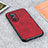 Soft Luxury Leather Snap On Case Cover B08H for Huawei Nova 9 SE Red