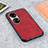 Soft Luxury Leather Snap On Case Cover B08H for Huawei P50 Pro